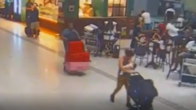 Vídeo mostra homem com bebé traficado para Portugal (e que PJ encontrou)
