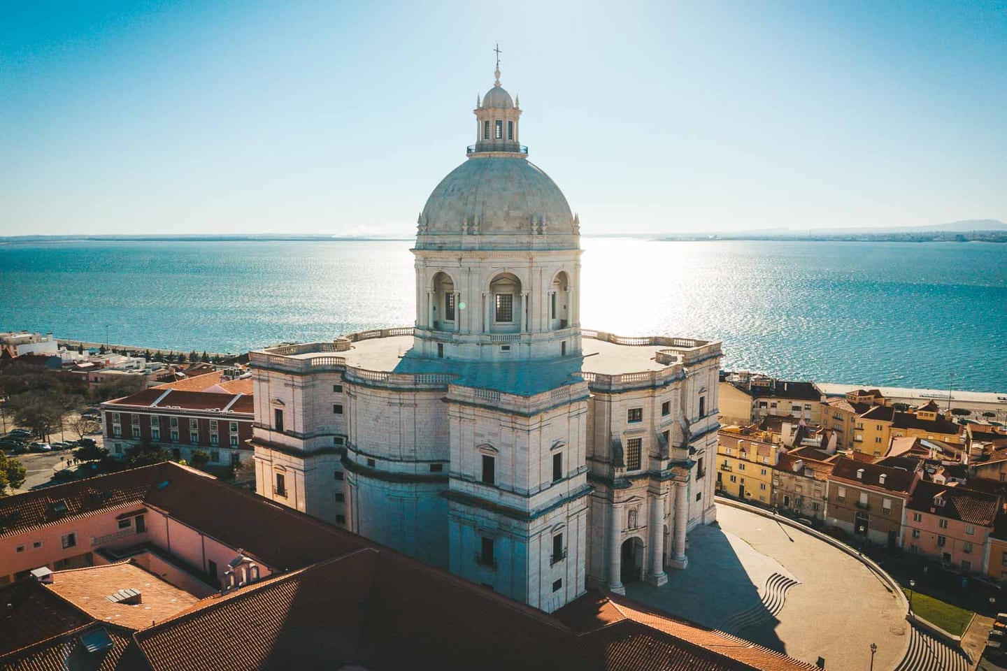 Le Panthéon national et le Tage, à Lisbonne