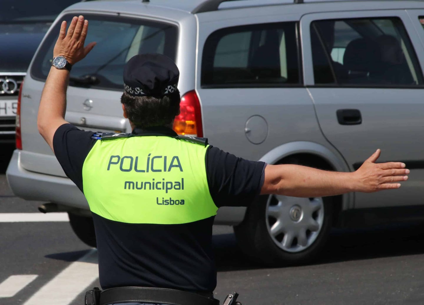 Police municipale à Lisbonne