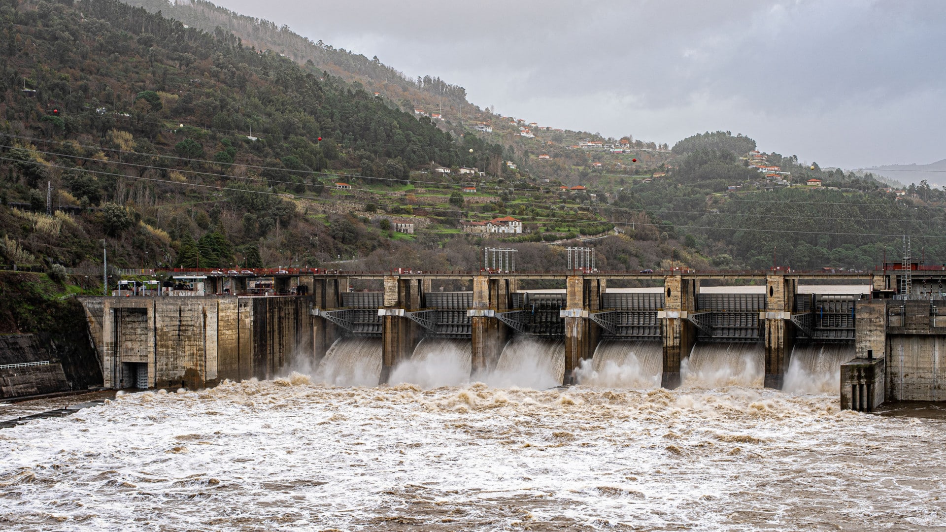 Les barrages de l'Algarve avec 84% de la capacité totale d'eau stockée.