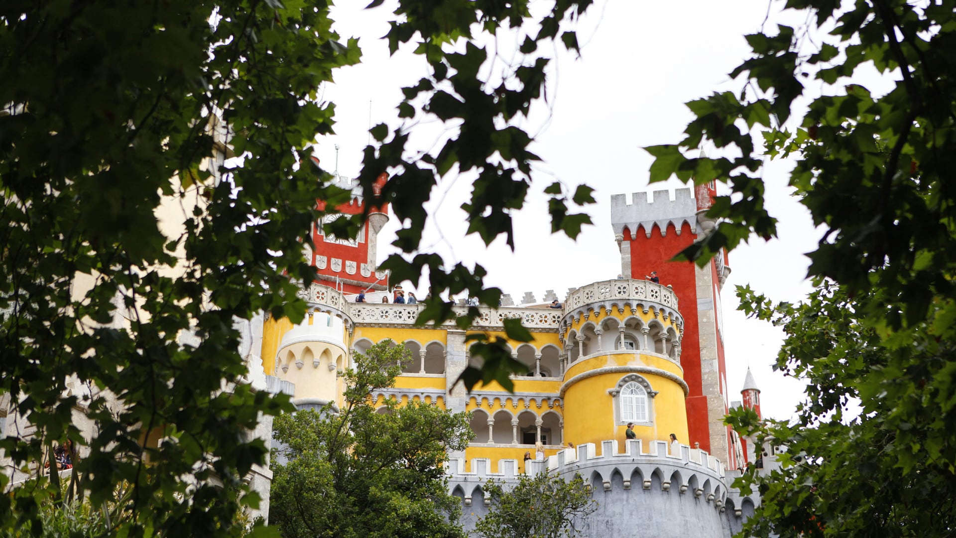Palácio da Pena, dans la Serra de Sintra, rouvre mardi.