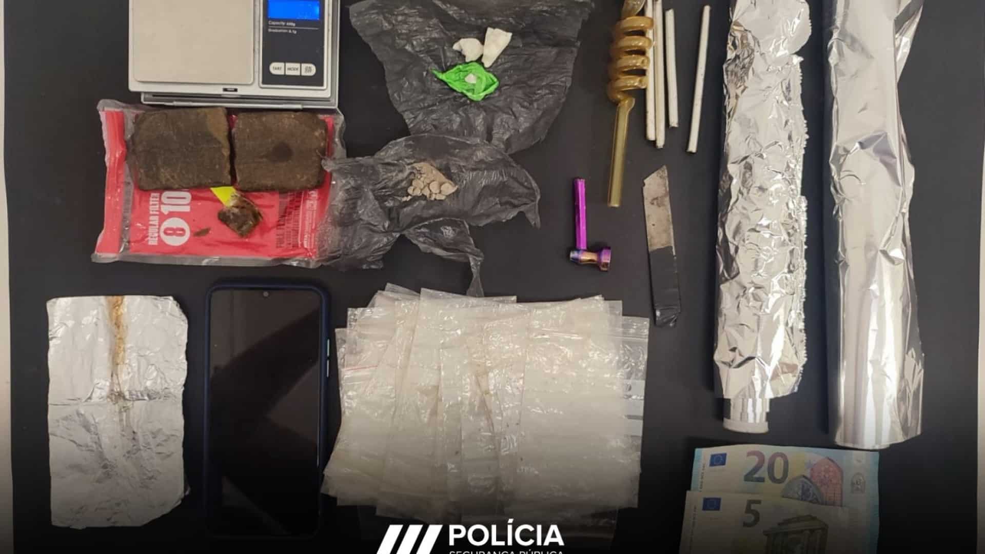 Arrêtée pour trafic de drogue à Elvas et plus de 200 doses saisies.