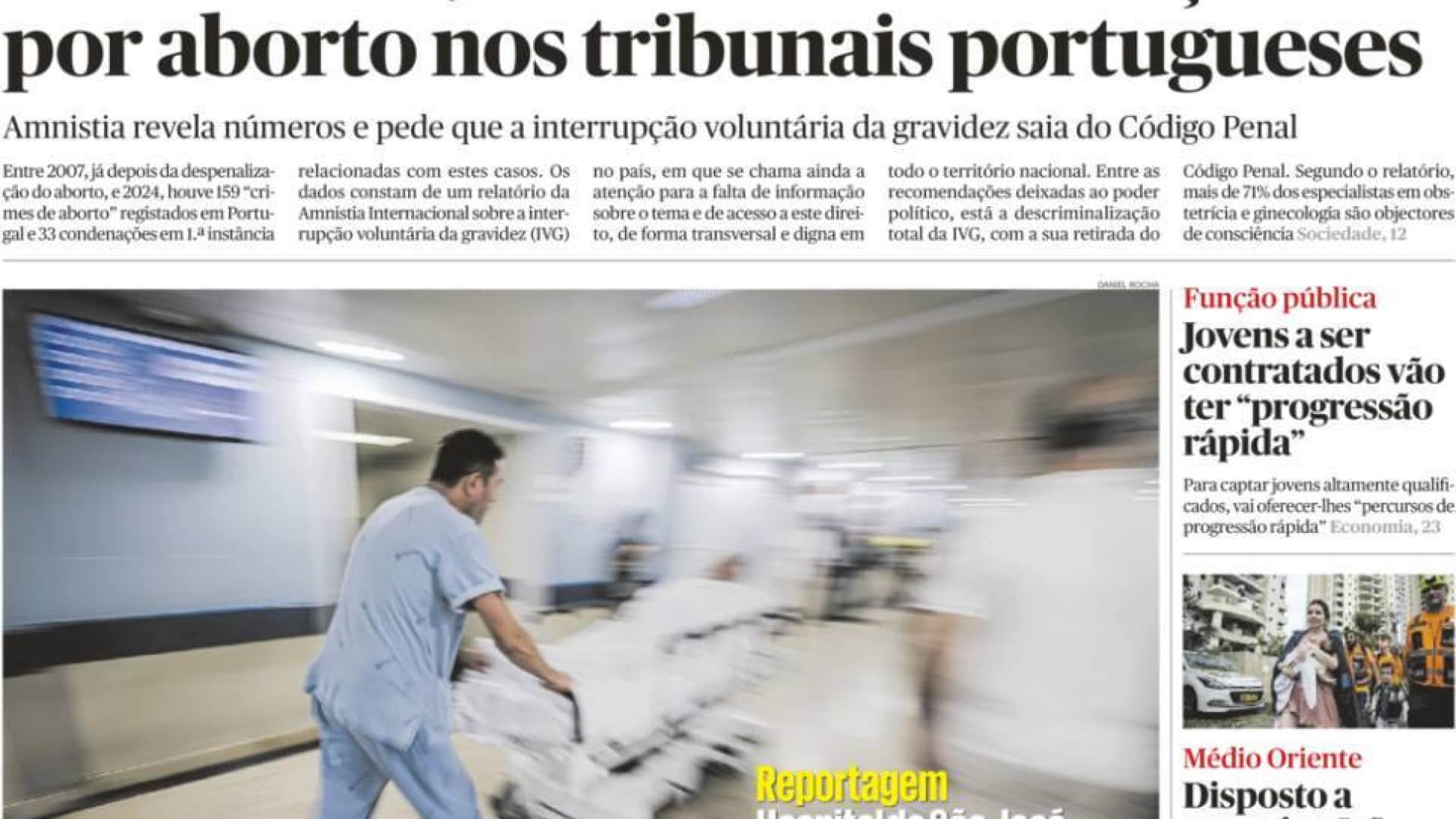 Aujourd'hui à la une : 33 condamnations pour avortement ; Le fisc alourdit l'IMI