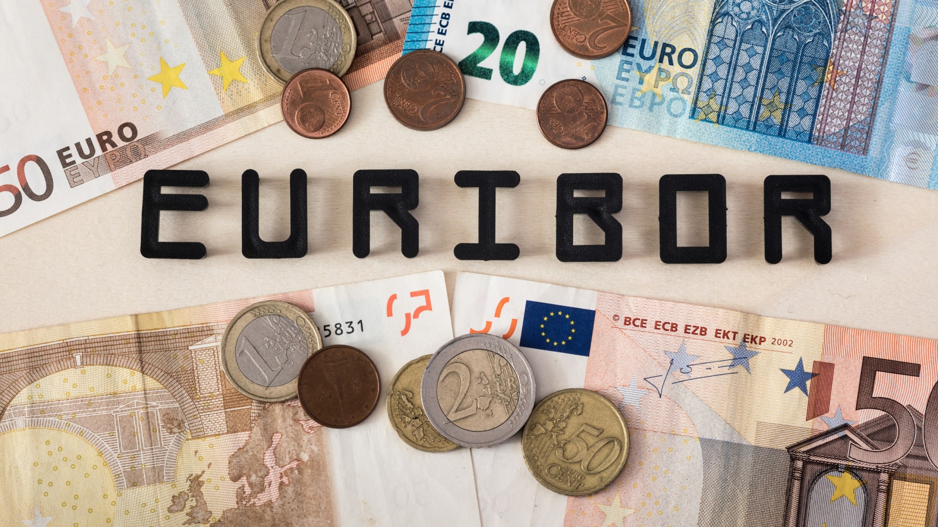 Crédit immobilier : Les Euribor sont en baisse pour toutes les échéances.