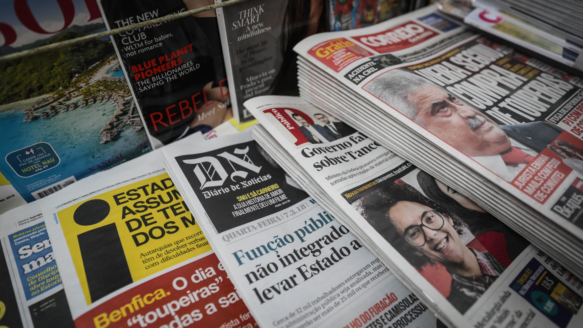 La confiance dans les nouvelles au Portugal diminue de 10 points en 10 ans.
