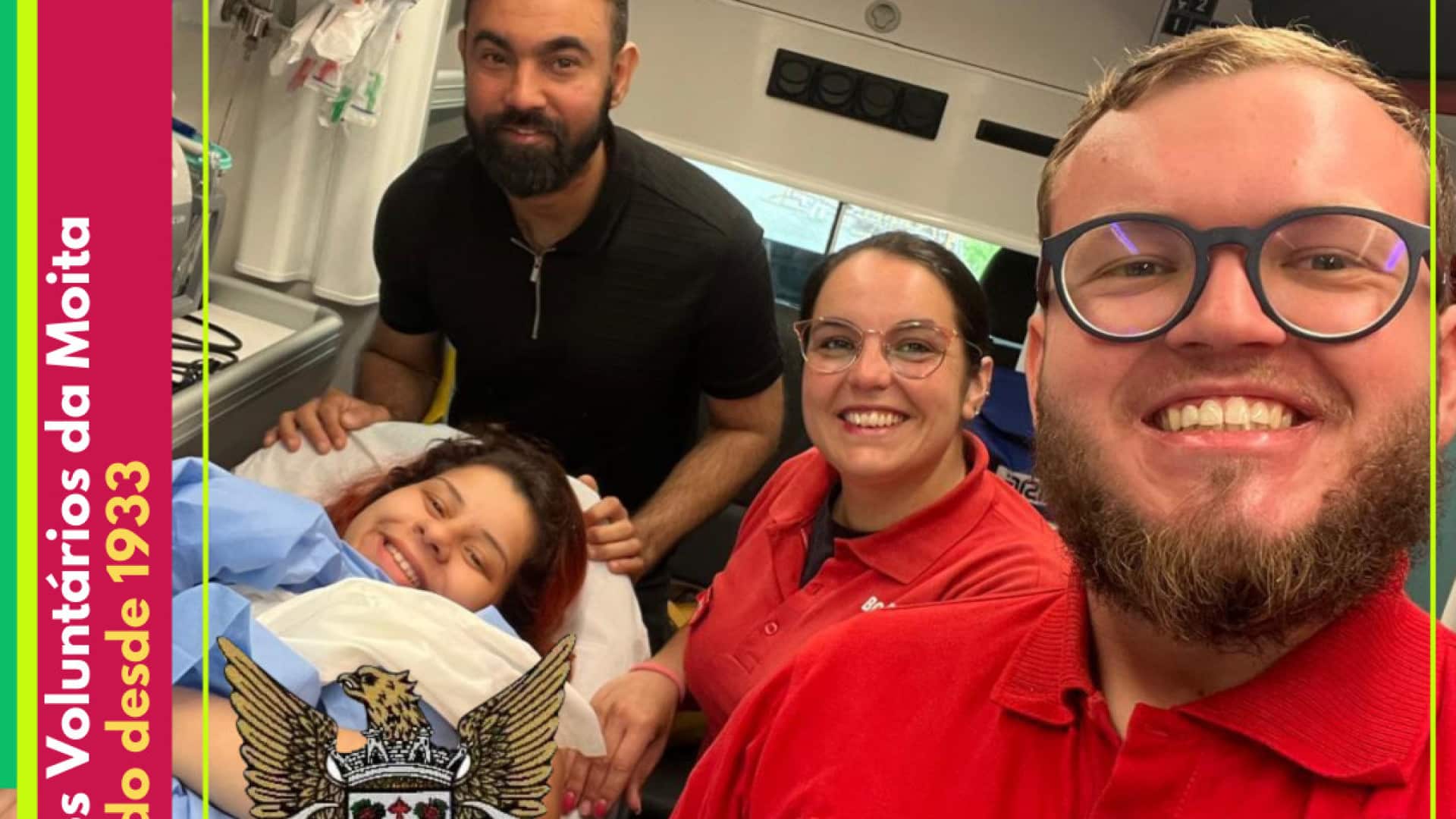 "La vie n'attend pas". Les pompiers de Moita aident un bébé à naître à la maison.