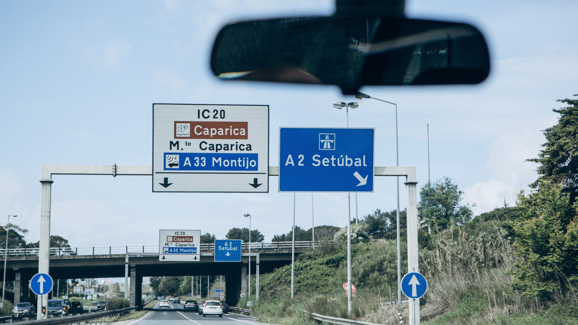 Les travaux d'élargissement de l'IC20 reliant Almada à Costa da Caparica sont terminés.