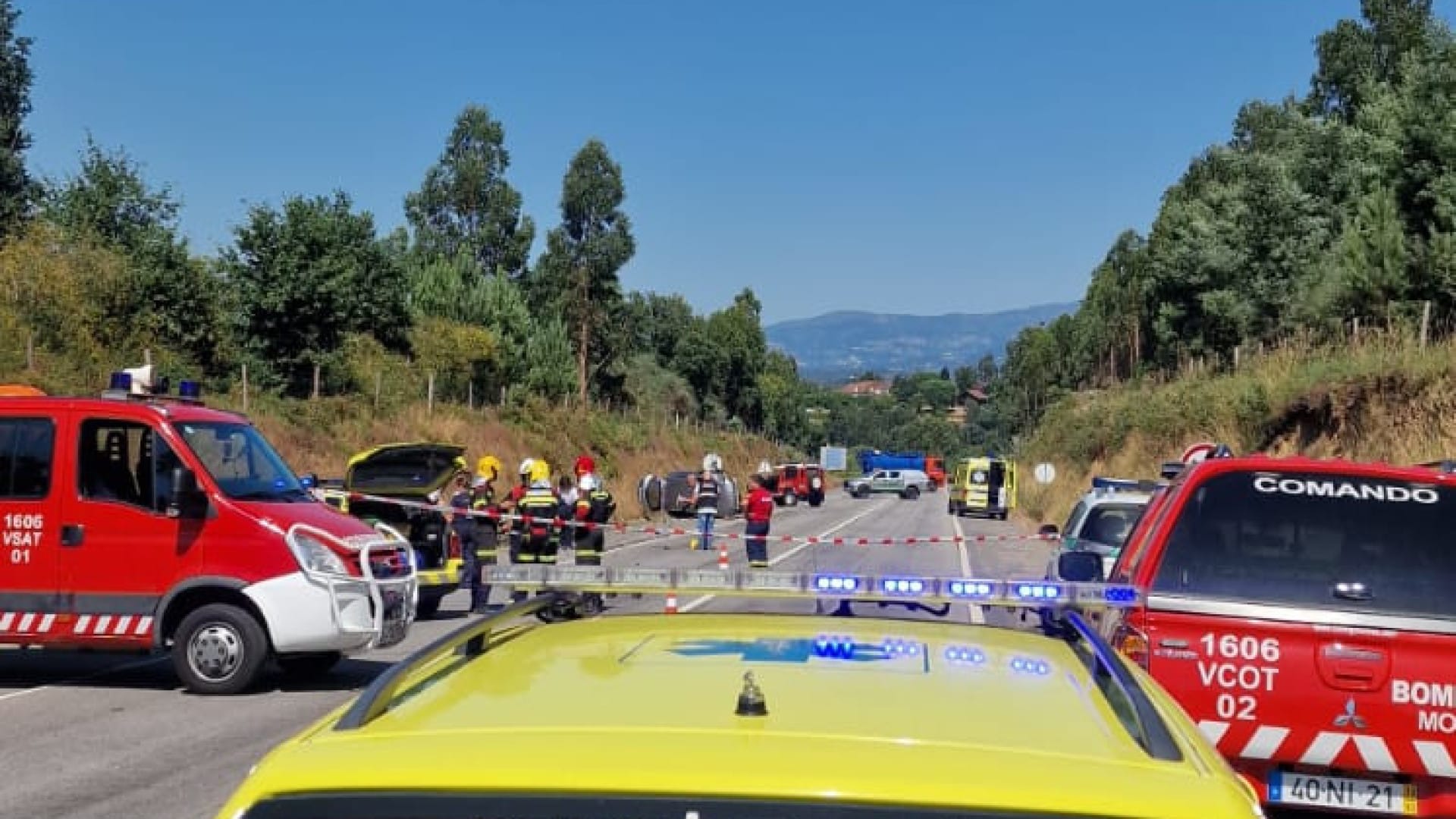 Motocycliste meurt dans une collision à Monção. Un garçon de 12 ans a été blessé.