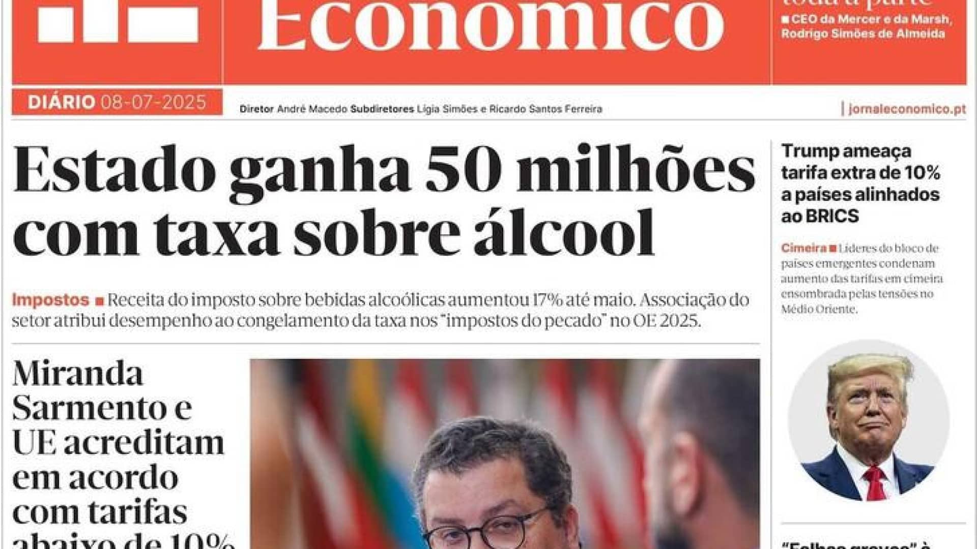 Aujourd'hui à la une : La taxe sur l'alcool génère 50 millions ; Voleurs avec drone