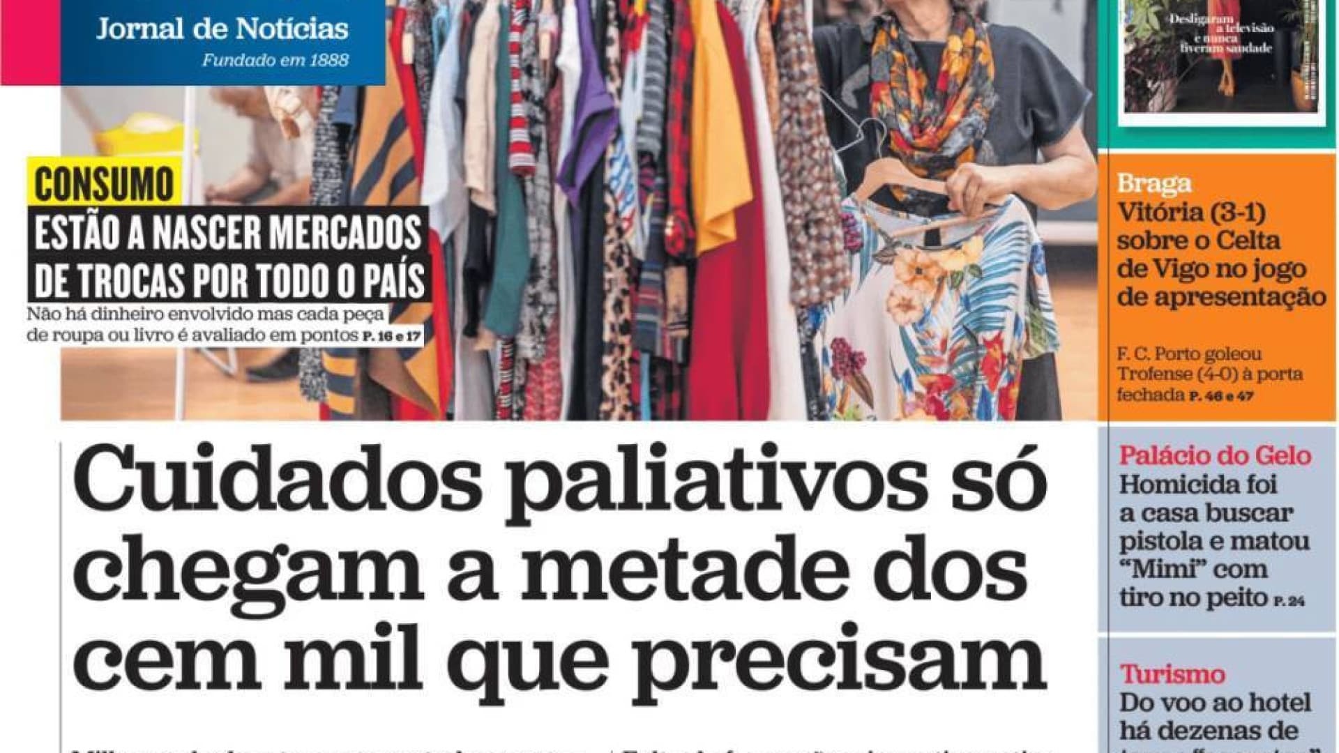 Aujourd'hui dans l'actualité : Palliatives seulement pour la moitié ; Ils utilisent ChatGPT comme psychologue.