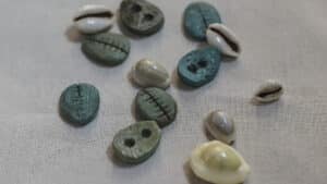 Cauris (utilisés pour acheter des esclaves) au Musée de l'Argent