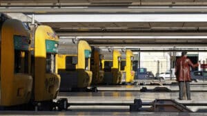 Circulation sur la Ligne de Cascais encore suspendue entre Algés et Cais do Sodré.