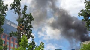 Incendie éclate au Centre Commercial Colombo à Lisbonne