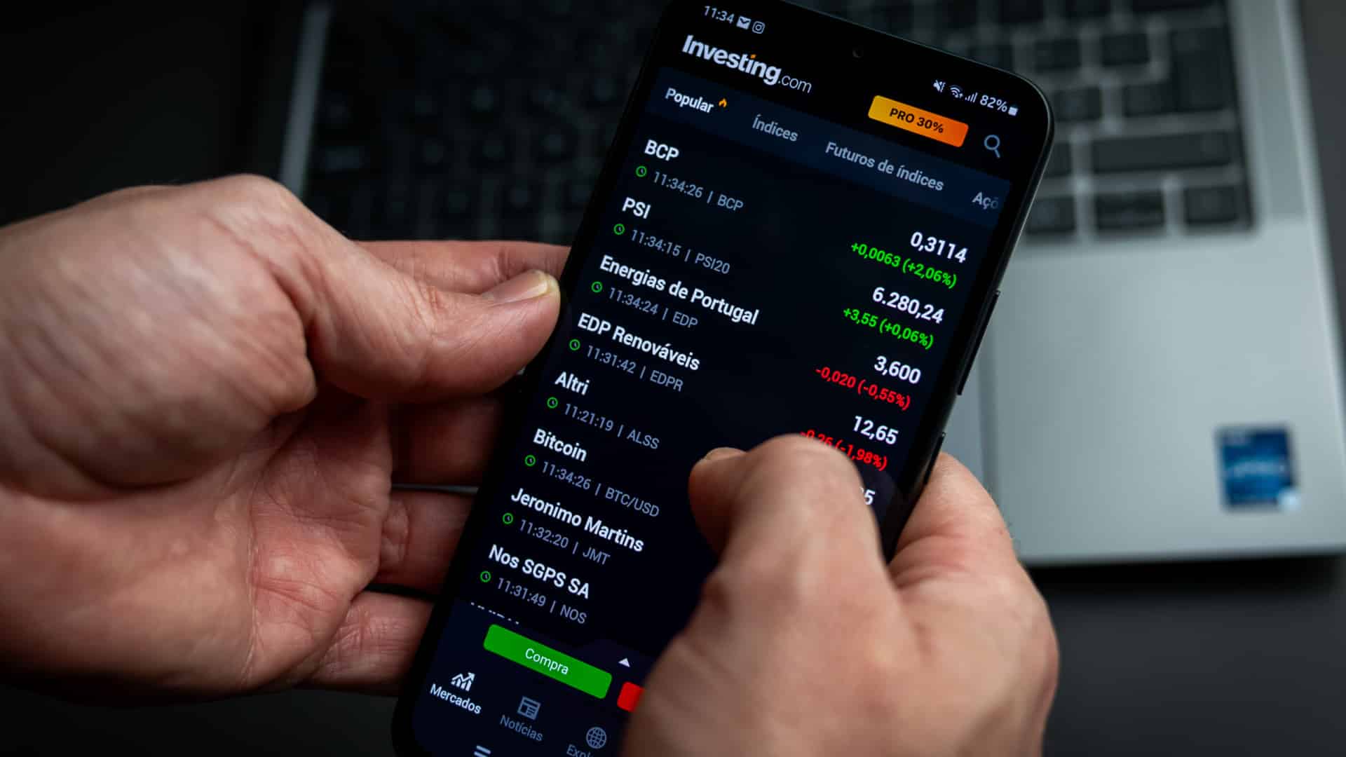 La Bourse de Lisbonne clôture en baisse de 0,27 % (et suit le reste de l'Europe).