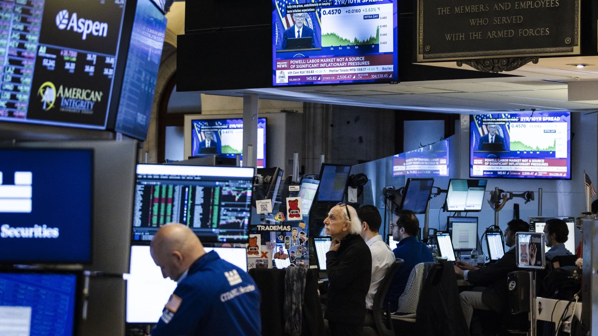 La Réserve fédérale américaine laisse à nouveau les taux d'intérêt inchangés.