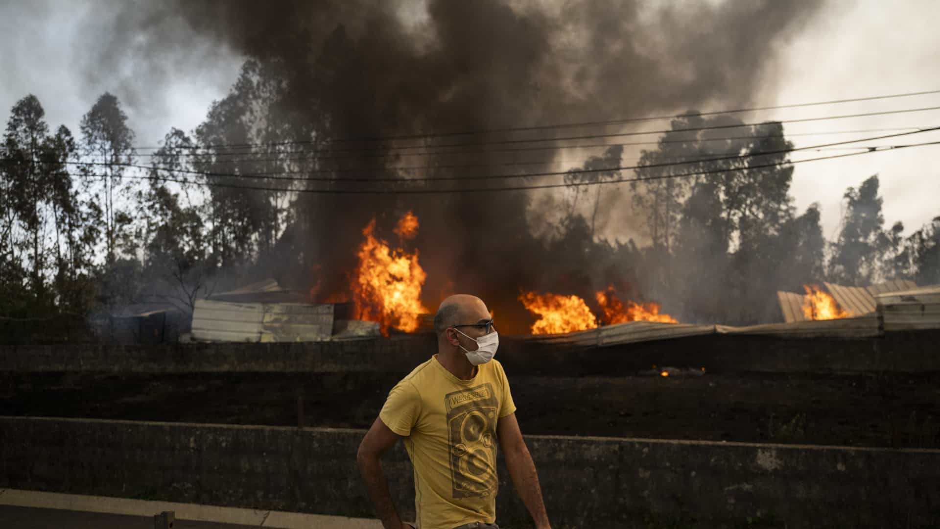 Le nord, le centre et l'Algarve en danger maximal ou élevé d'incendie rural