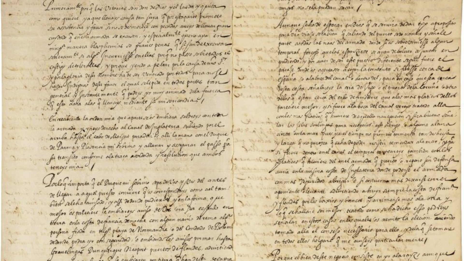 Lettres de Philippe II avec ordre contre le prétendant au trône mises aux enchères