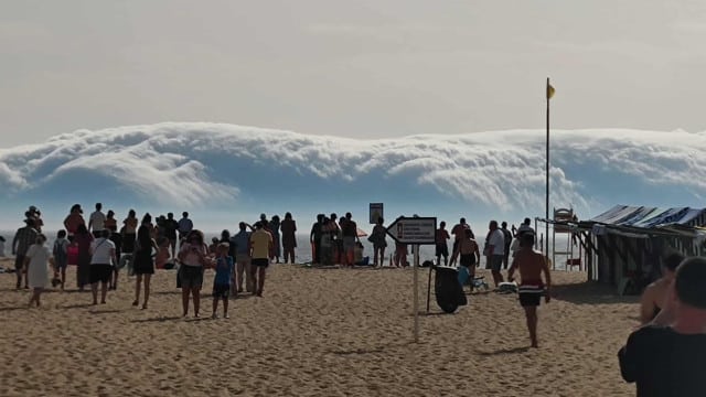 Quand se sont formés les nuages en rouleau "rares" ? On ne les voyait pas ici depuis 20 ans.