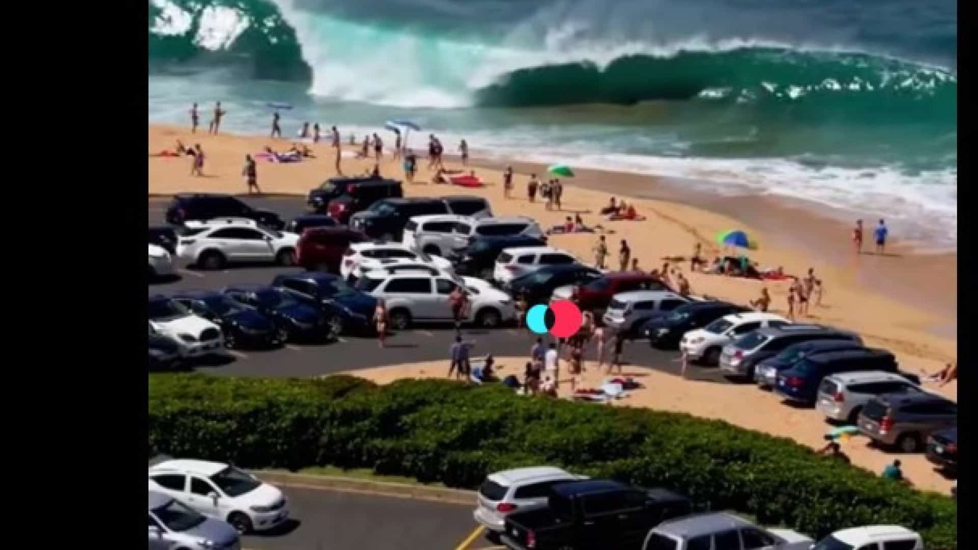 Vidéo de "vague géante en Algarve" ? C'est faux et cela a été généré par IA