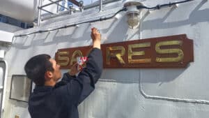 "170ème port étranger". NRP Sagres accoste pour la première fois à Esbjerg