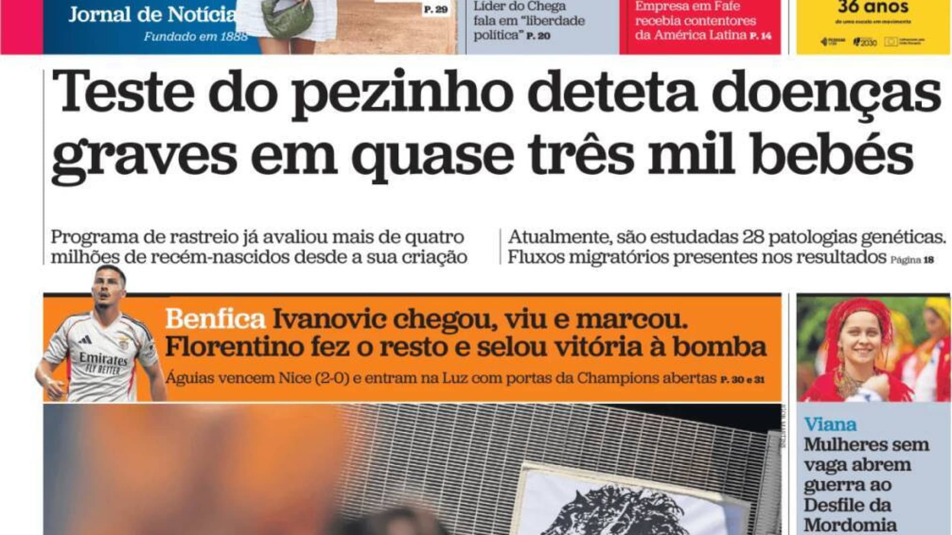 Aujourd'hui à la une : Maladies graves chez près de 3 000 bébés ; Coalitions ? PS en deçà.