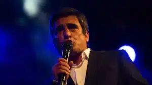 Camané et Bárbara Tinoco à l'anniversaire de l'Amarante Cine-Teatro.