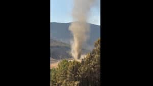 'Diable de poussière' aperçu après un incendie à Unhais da Serra (et il y a une vidéo)