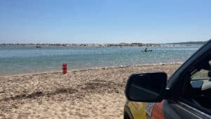 Enfants espagnols emportés par le courant au banc de sable de Cacela Velha