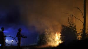 Feu à Ponte da Barca stabilisé et les habitants sont déjà rentrés chez eux.