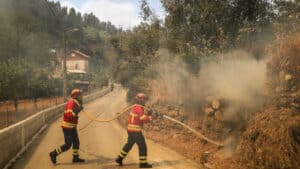 Feu dans la Lousã maintient un front actif à Ribeira de São João : "Compliqué"