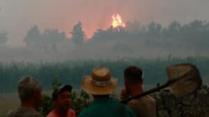 Fogo de Sátão et Trancoso presque stabilisé avec un front à Foz Côa