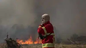 Incendie à Arcos de Valdevez en conclusion.