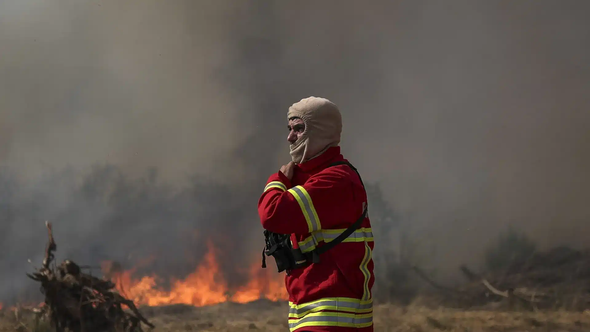 Incendie à Arcos de Valdevez en conclusion.