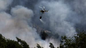 Incendie à Trancoso se réactive et mobilise huit moyens aériens