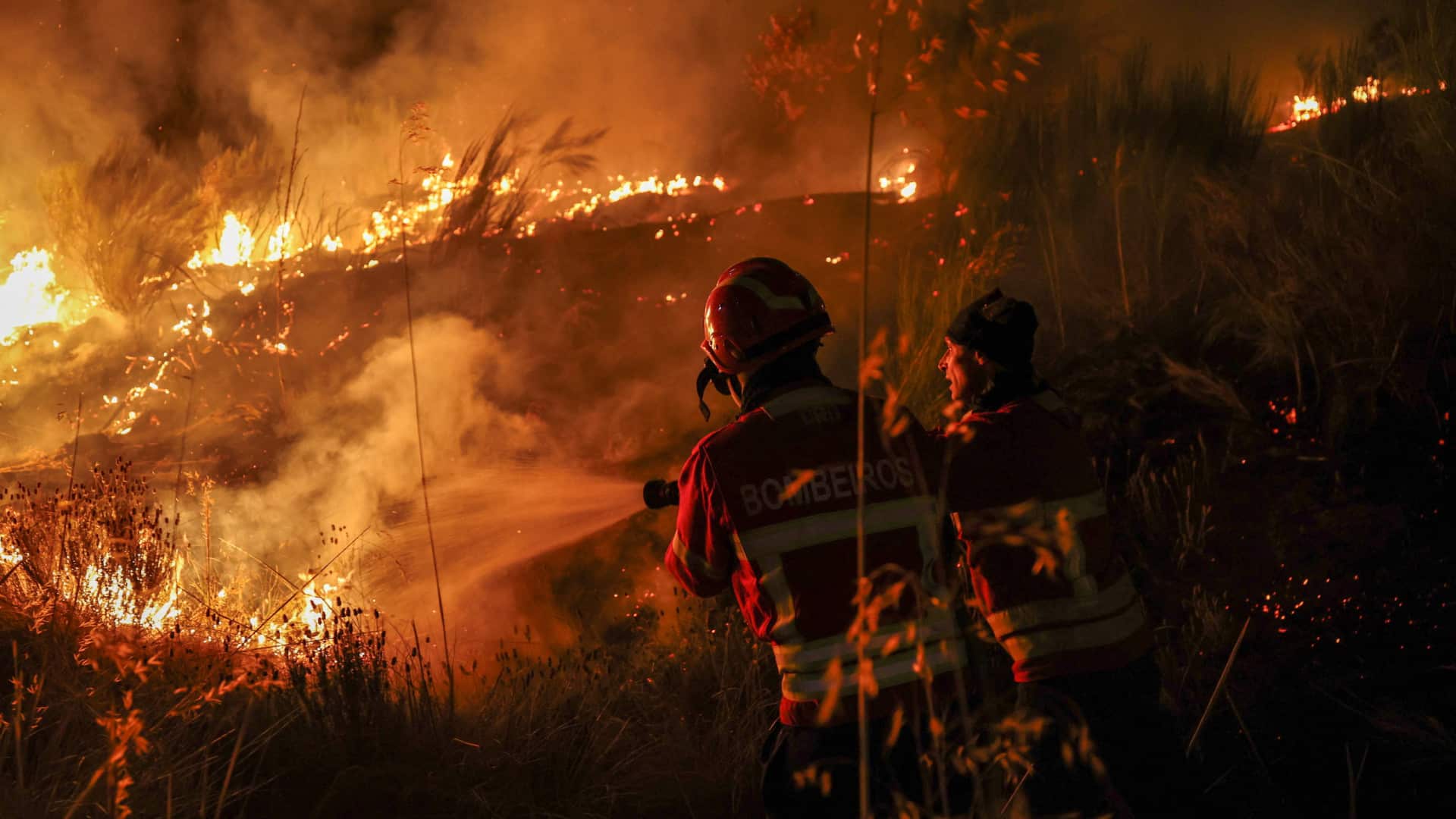 Incendie avec deux fronts à Fornos de Algodres. La situation est "plus calme".