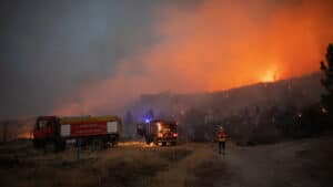 Incendie dans la municipalité d'Aguiar da Beira inquiète l'élu local