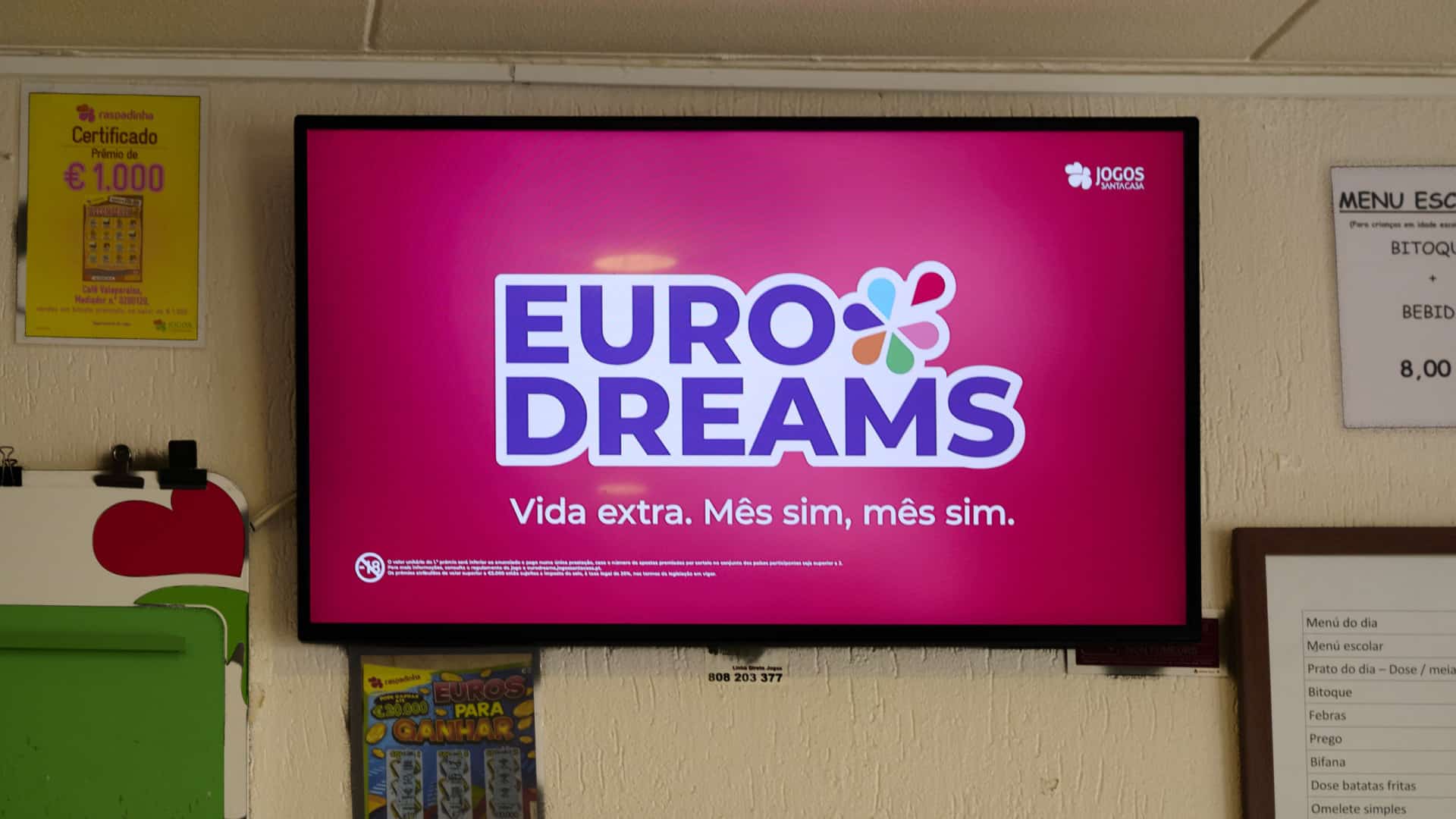 Les parieurs échouent EuroDreams : Il y a des troisièmes prix (11 pour le Portugal)