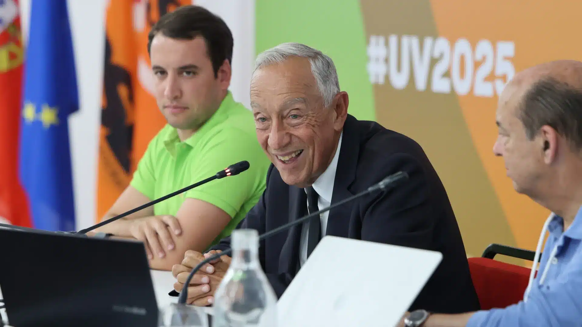 Marcelo apparaît à l'Université d'été (au lieu de vidéoconférence)