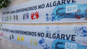 Médecins, infirmiers et professionnels de la santé en grève en Algarve