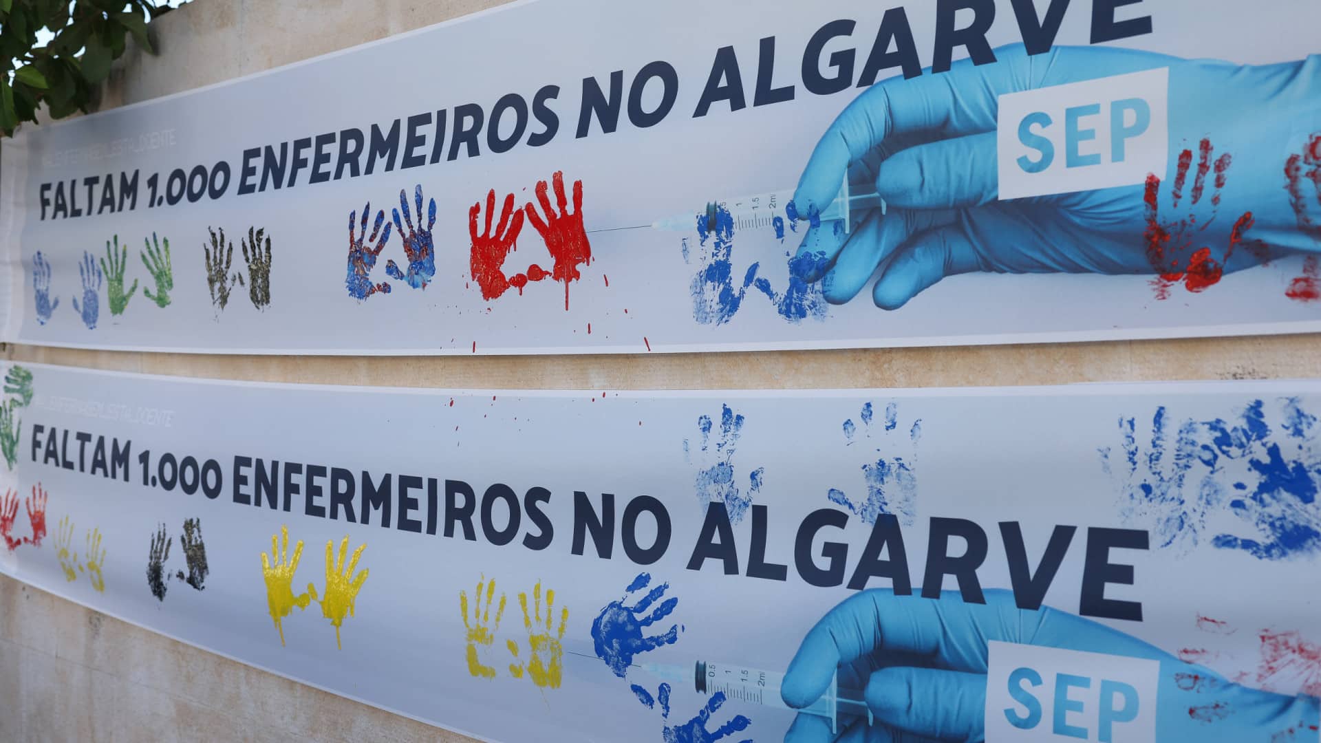 Médecins, infirmiers et professionnels de la santé en grève en Algarve