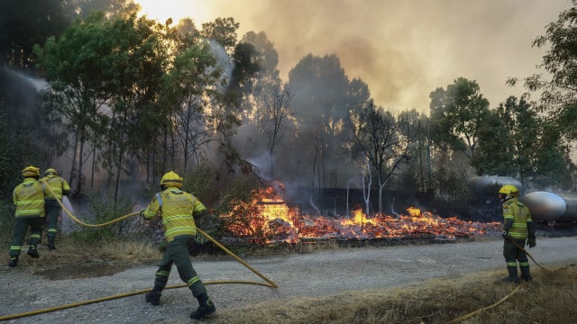 Réactivation dans la serra de l'Alvão est entrée en résolution au petit matin.