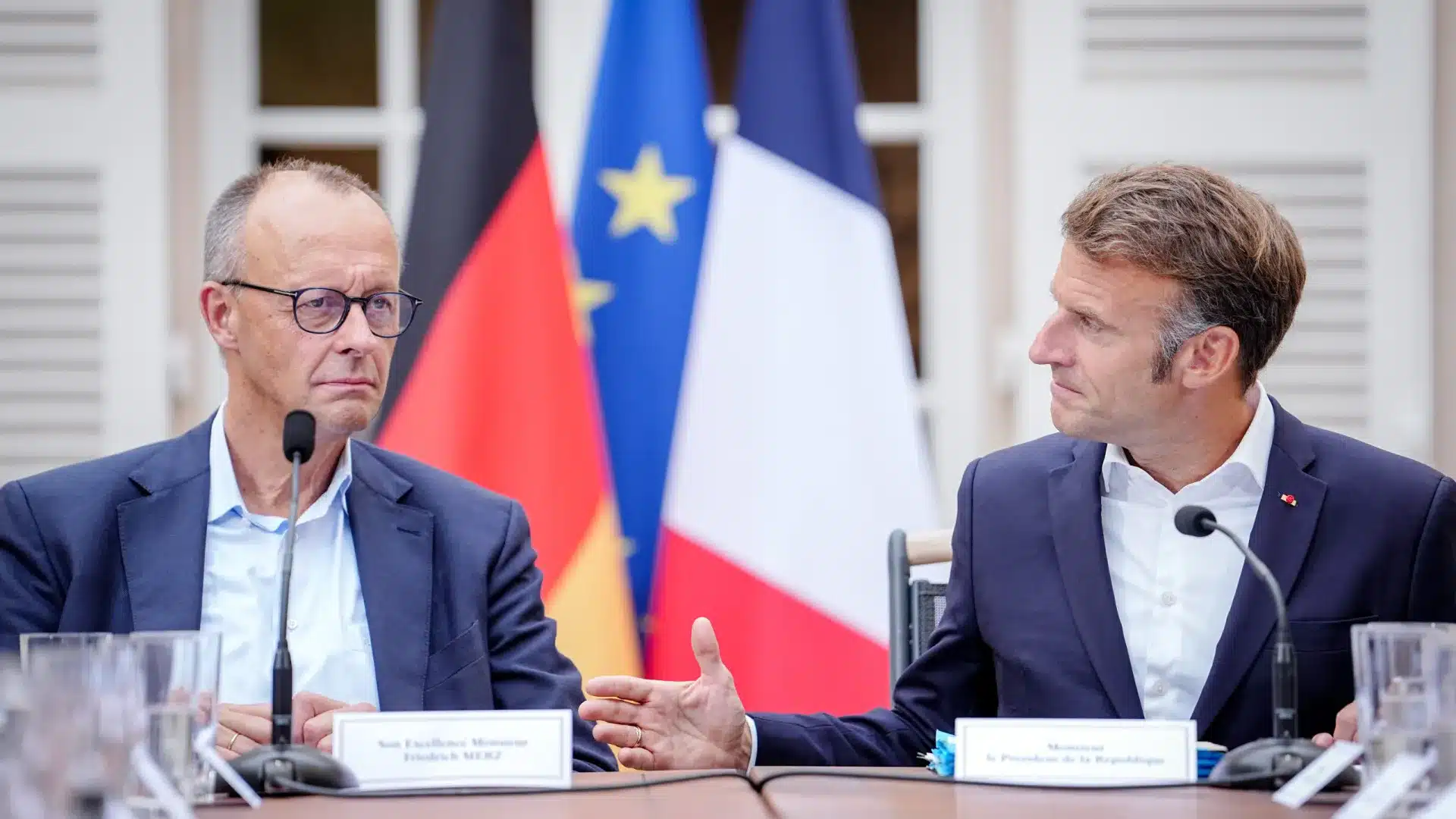 Renforcer l'UE dans l'économie et la défense Macron et Merz veulent plus d'articulation