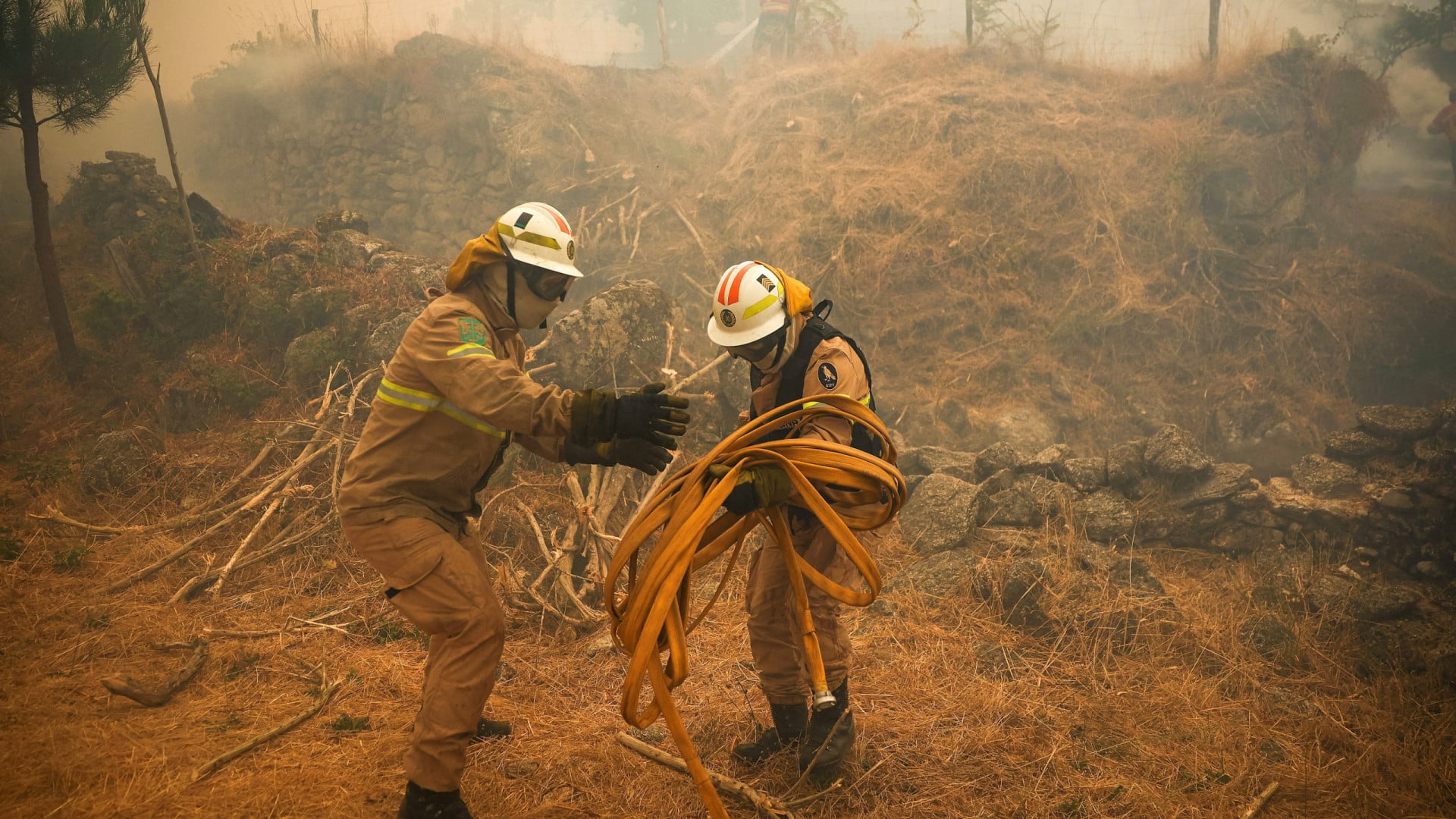 Soixante-cinq incendies ont été enregistrés aujourd'hui. Cinq inquiètent encore.