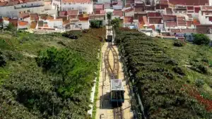 Ascenseur de Nazaré fermé pour une durée indéterminée pour maintenance.