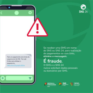 Attention ! Il y a une escroquerie au nom du SNS et du SNS24 : "Ne répondez pas"