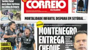 Aujourd'hui à la une : Montenegro remet le chèque de la maison ; Chega séduit les plus jeunes.