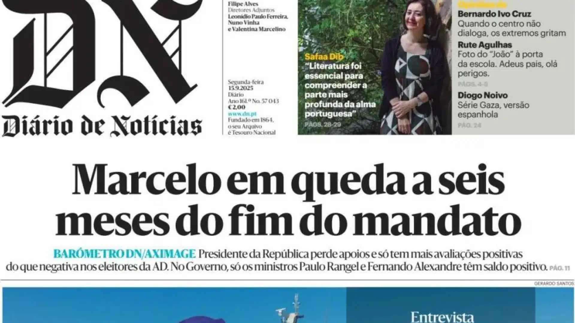 Aujourd'hui en nouvelles : Marcelo en baisse ; Mille licenciés dans le textile et la chaussure