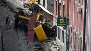 Bâtiment dans lequel le tramway a heurté avec des "conditions de sécurité totales"