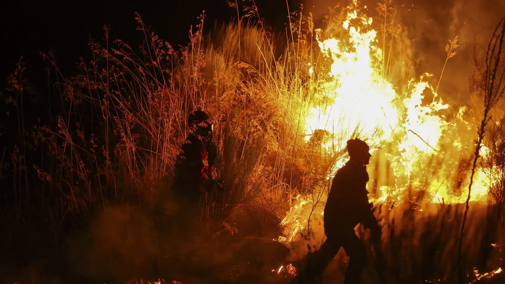 Efforts concentrés sur la lutte contre la réactivation de l'incendie à Aljezur.