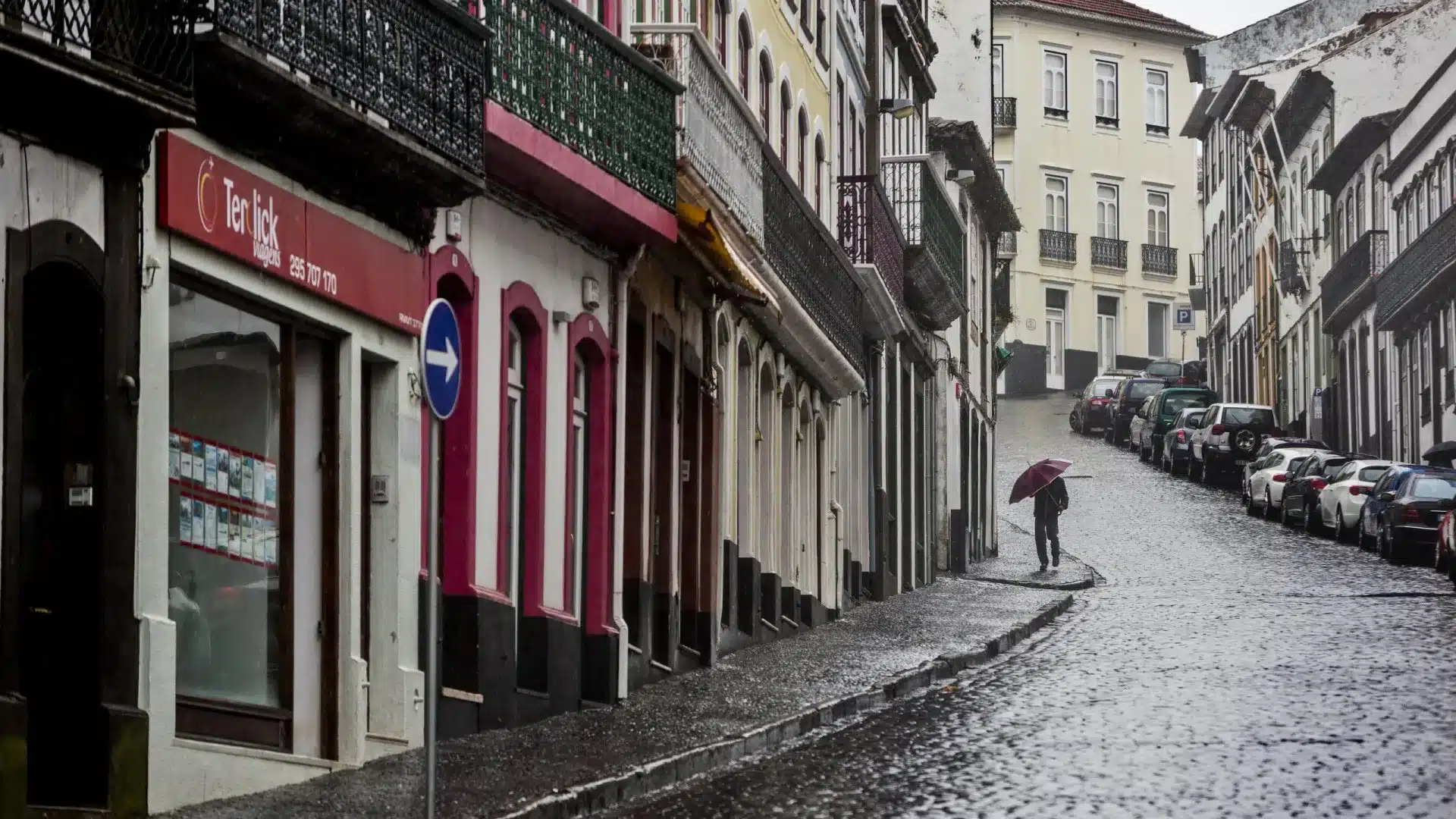 Groupes de l'Ouest et du Centre des Açores en 'jaune' en raison de fortes pluies